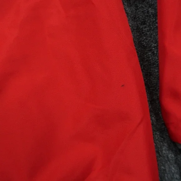 Portland Trail Blazers Jacket Mens XL Gray Red JH Design Reversible Wool Varsity